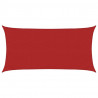 Żagiel przeciwsłoneczny, 160 g/m², czerwony, 3x6 m, HDPE