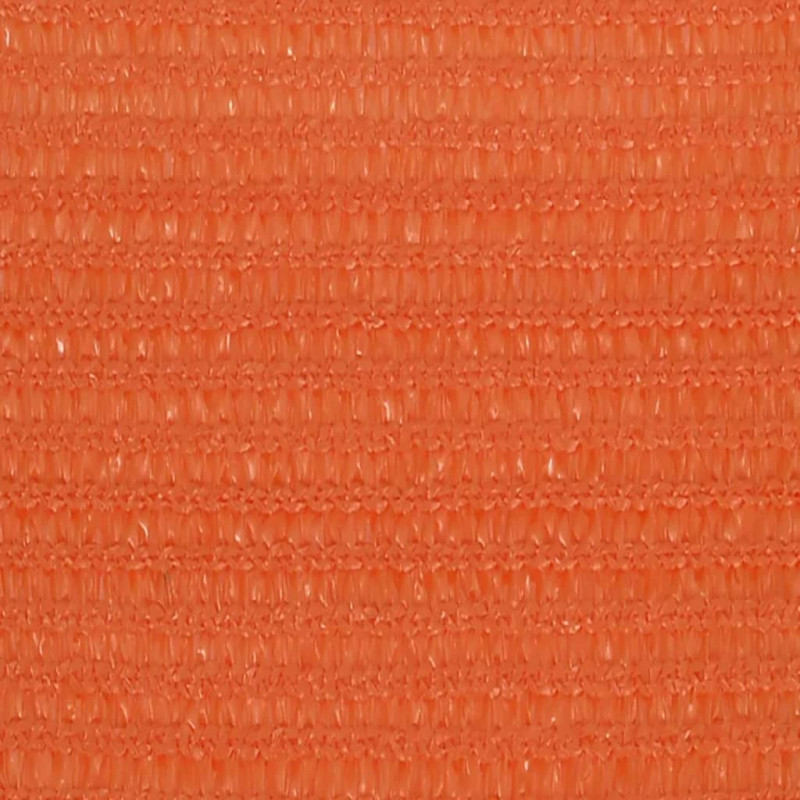 Żagiel przeciwsłoneczny, 160 g/m², pomarańczowy, 3x3 m, HDPE