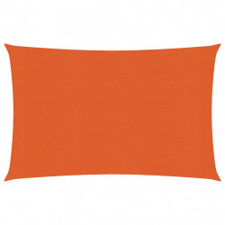 Żagiel przeciwsłoneczny, 160 g/m², pomarańczowy, 2x3 m, HDPE