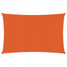 Żagiel przeciwsłoneczny, 160 g/m², pomarańczowy, 2x3 m, HDPE