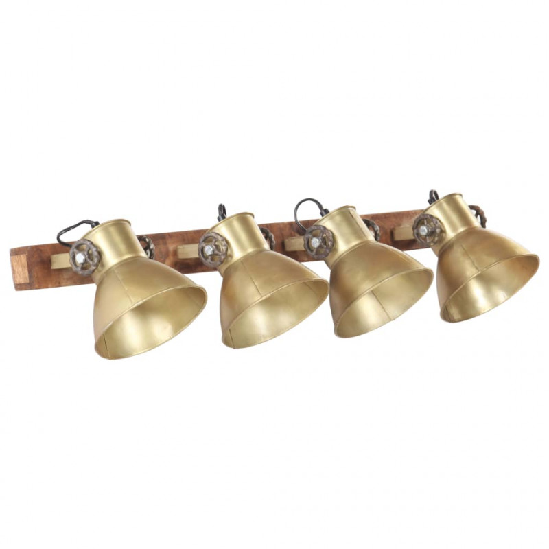 Industrialna lampa ścienna, miedź, 90x25 cm, E27