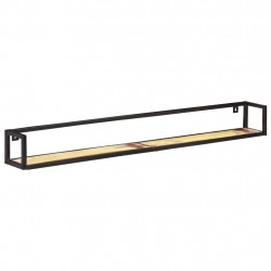 Półki ścienne, 2 szt., 160 cm, lite drewno z odzysku