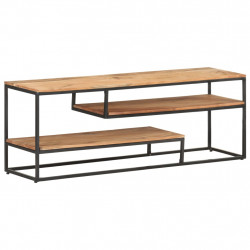 Szafka pod TV, 130 x 30 x 45 cm, lite drewno akacjowe