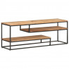 Szafka pod TV, 130 x 30 x 45 cm, lite drewno akacjowe