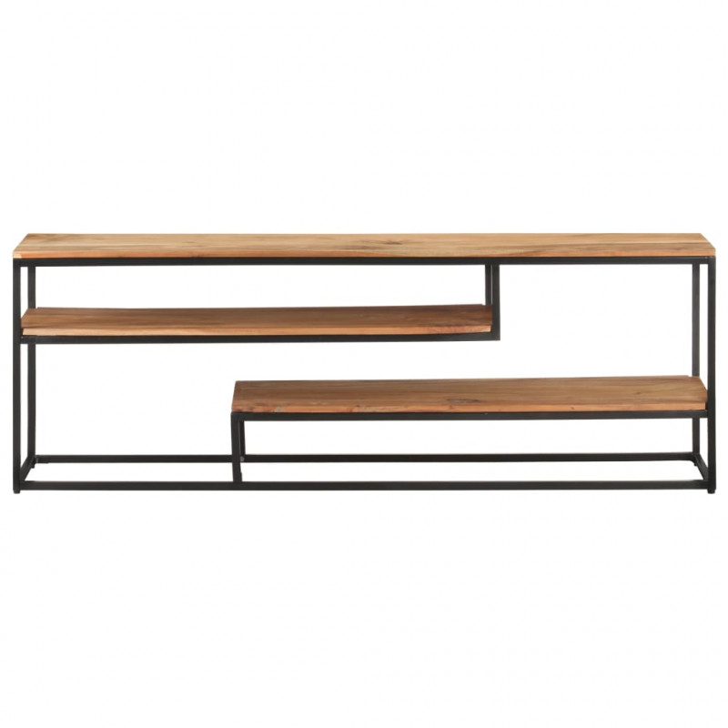 Szafka pod TV, 130 x 30 x 45 cm, lite drewno akacjowe