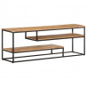 Szafka pod TV, 130 x 30 x 45 cm, lite drewno akacjowe