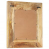 Lustro w ręcznie rzeźbionej ramie, 50x50x2,6 cm, drewno mango