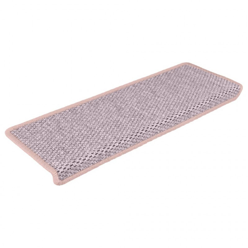 Samoprzylepne nakładki na schody, 15 szt., 65x21x4 cm, czerwone