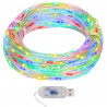 Lampki świąteczne, 40 m, 400 kolorowych diod LED, 8 funkcji