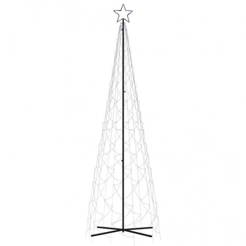 Choinka stożkowa, 500 niebieskich diod LED, 100x300 cm