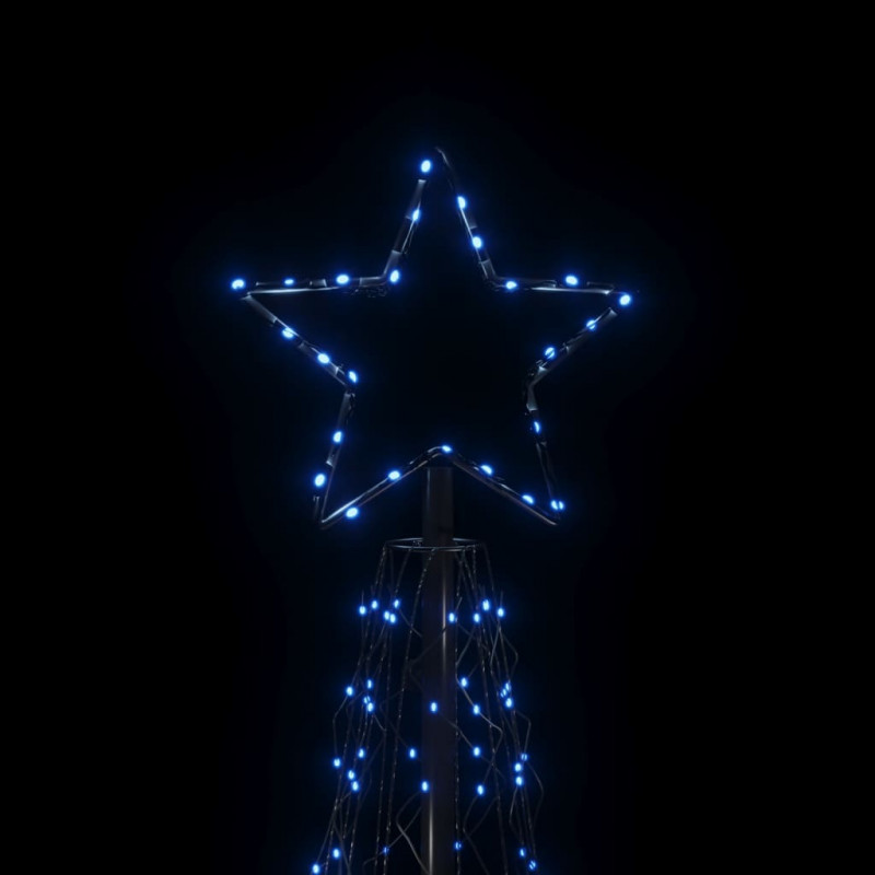 Choinka stożkowa, 500 niebieskich diod LED, 100x300 cm