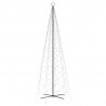 Choinka stożkowa, 1400 niebieskich diod LED, 160x500 cm