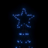 Choinka stożkowa, 1400 niebieskich diod LED, 160x500 cm