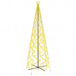 Choinka stożkowa, 1400 ciepłych białych LED, 160x500 cm