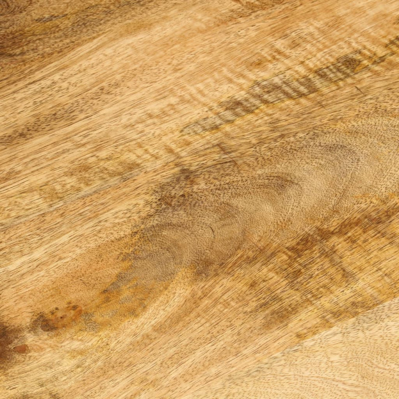 2-poziomowy stolik kawowy, 100x55x38 cm, drewno mango i stal