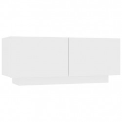 Szafka nocna, biała, 100x35x40 cm, materiał drewnopochodny