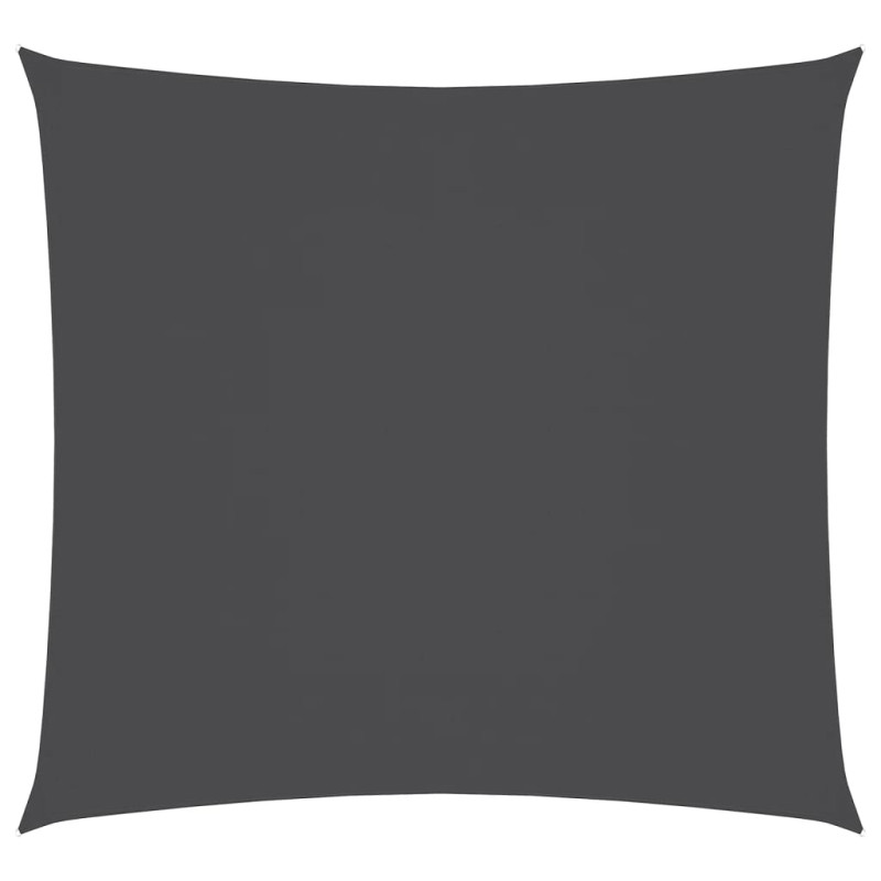 Żagiel ogrodowy z tkaniny oxford, kwadrat 3,6x3,6 m, antracyt