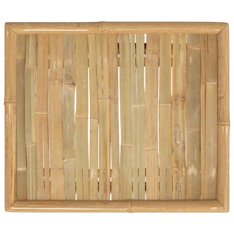 Stolik ogrodowy, 65x55x30 cm, bambusowy