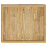 Stolik ogrodowy, 65x55x30 cm, bambusowy