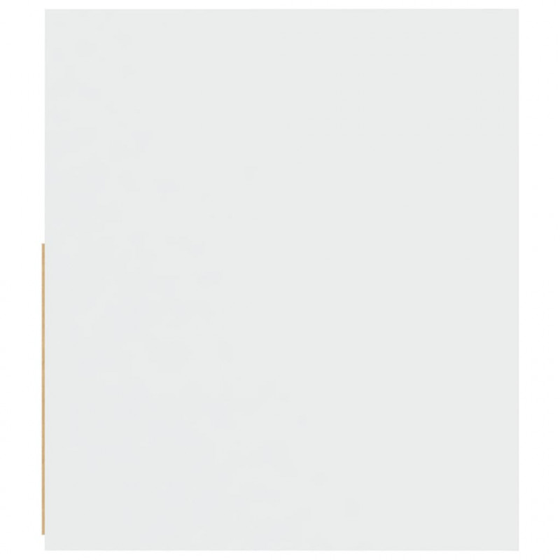 Szafki nocne z LED, 2 szt., białe, 60x35x40 cm