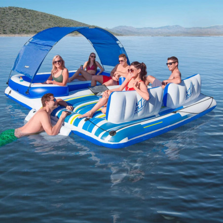 Bestway Materac Tropical Breeze Floating Island, 389 x 274 cm, 43105