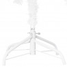 Sztuczna choinka z lampkami i bombkami, biała, 120 cm, PVC