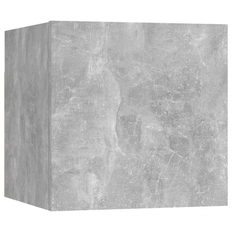 Szafki nocne, 2 szt., betonowa szarość, 30,5x30x30 cm