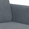 Fotel, ciemnoszary, 60 cm, obity aksamitem