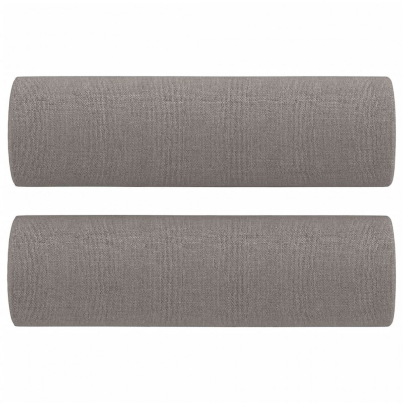 2-cz. komplet wypoczynkowy z poduszkami, taupe, tkanina