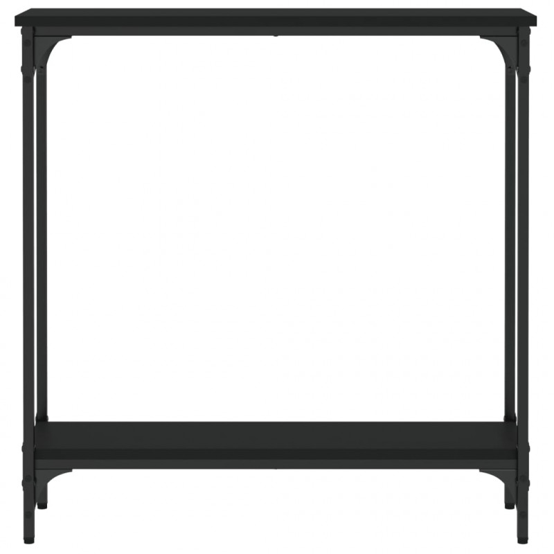 Stolik konsolowy, czarny, 75x22,5x75 cm