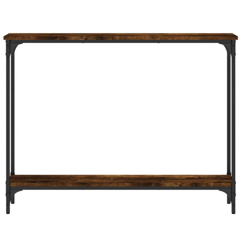 Stolik konsolowy, przydymiony dąb, 100x22,5x75 cm