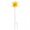 Ozdoba świetlna LED na kołku, składana, żółta, 57 cm