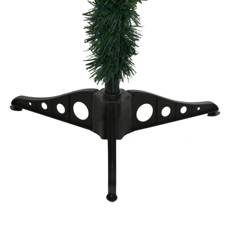 Sztuczna, oszroniona choinka, lampki, bombki i szyszki, 150 cm