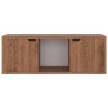 Szafka pod TV, brązowy dąb, 88,5x27,5x30,5 cm