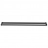 Półka ścienna do prysznica typu walk-in, czarna, 118 cm