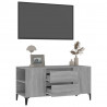 Szafka pod TV, szary dąb sonoma, 102x44,5x50 cm