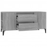 Szafka pod TV, szary dąb sonoma, 102x44,5x50 cm