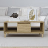 Stolik kawowy, dąb sonoma 90x50x36,5 cm materiał drewnopochodny