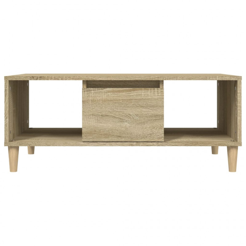 Stolik kawowy, dąb sonoma 90x50x36,5 cm materiał drewnopochodny
