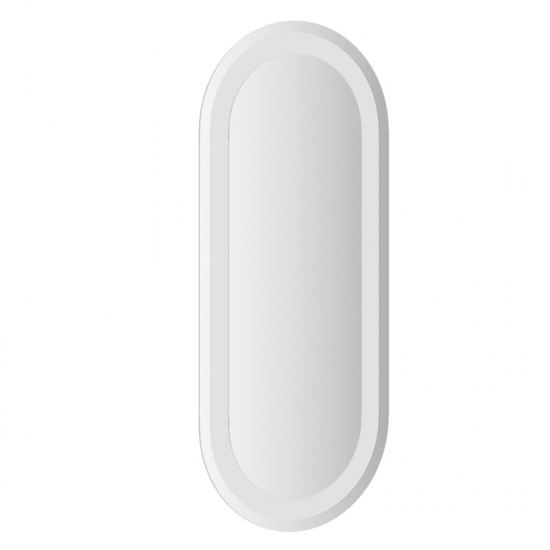 Lustro łazienkowe z LED, 60x25 cm, owalne