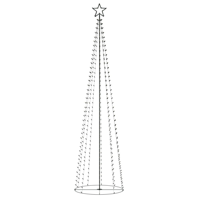 Ozdoba świąteczna w kształcie choinki, 400 LED, ciepły biały
