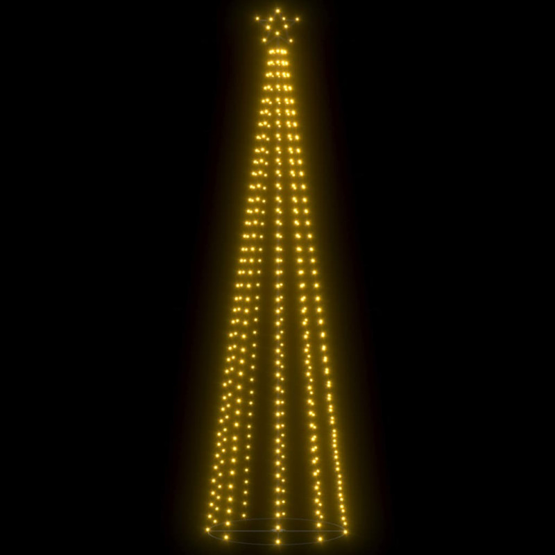 Ozdoba świąteczna w kształcie choinki, 400 LED, ciepły biały