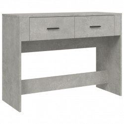 Stolik konsolowy, szarość betonu, 100x39x75 cm