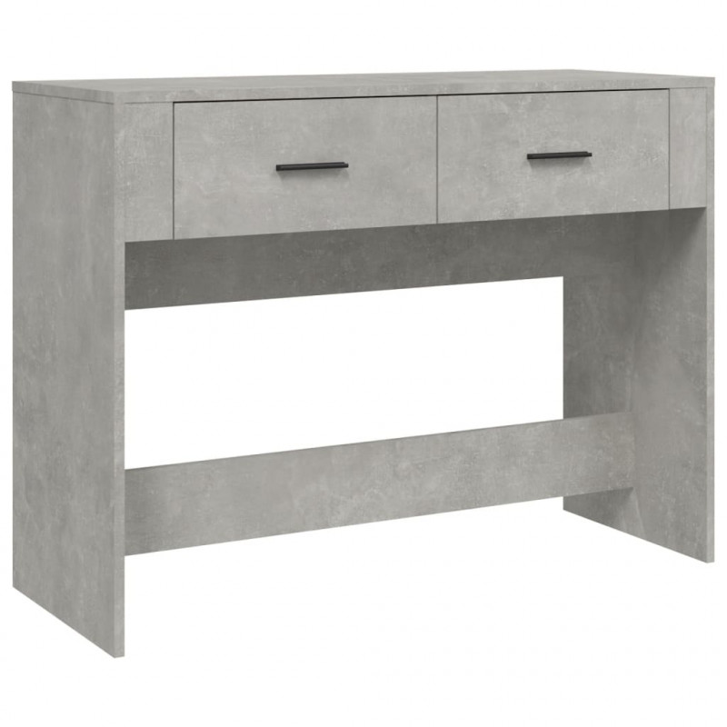 Stolik konsolowy, szarość betonu, 100x39x75 cm