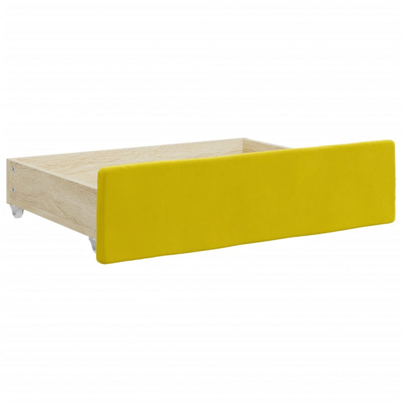 Szuflady pod łóżko, 2 szt., żółte