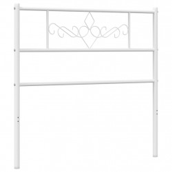 Metalowe wezgłowie, białe, 107 cm
