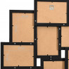Ramka na 10 zdjęć 10x15 cm, czarna, MDF