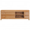 Szafka pod telewizor, 120x30x40 cm, lite drewno tekowe