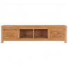 Szafka pod telewizor, 135x30x35 cm, lite drewno tekowe