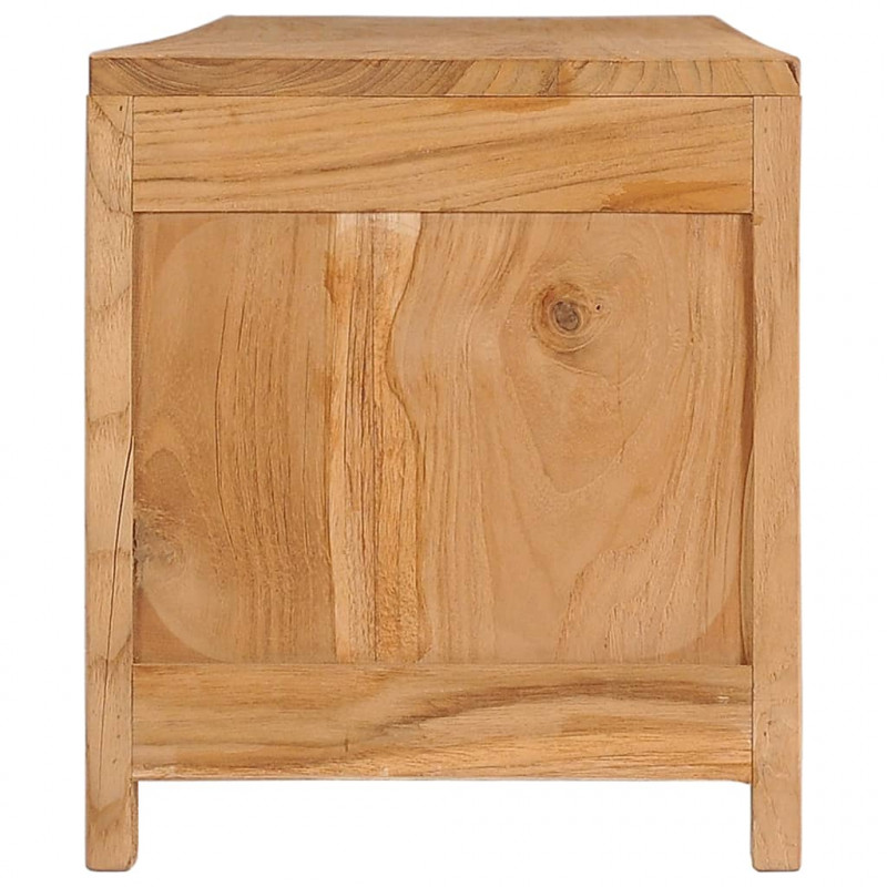 Szafka pod telewizor, 135x30x35 cm, lite drewno tekowe
